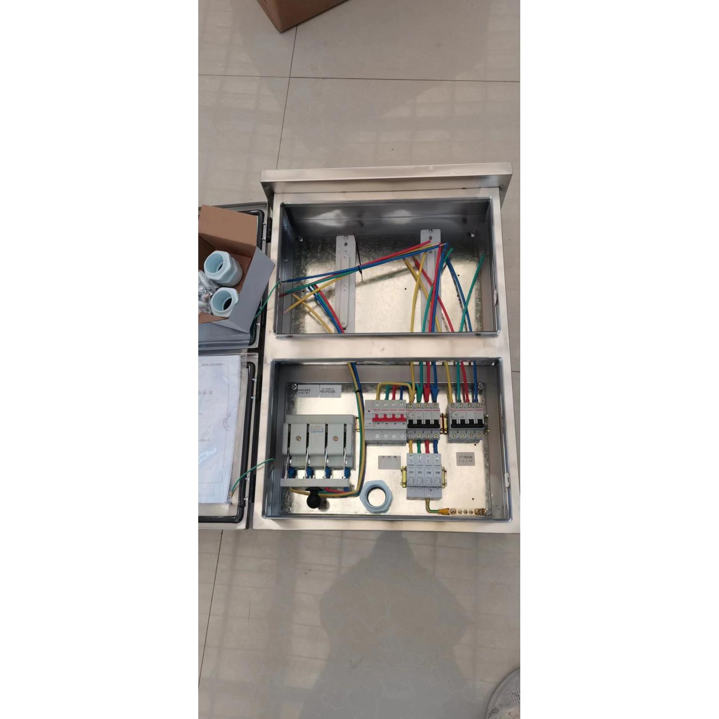 适用于30-35kw配电箱 自发自用余电上网并网箱光伏发电防孤岛开关