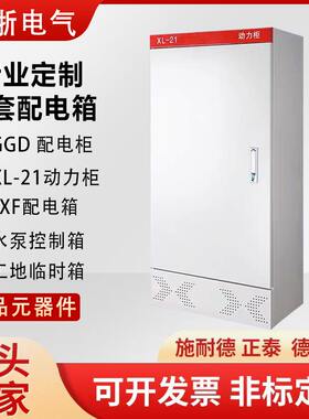 定制施耐德低压成套配电箱XL-21动力柜工地箱GGD进出线开关控制柜