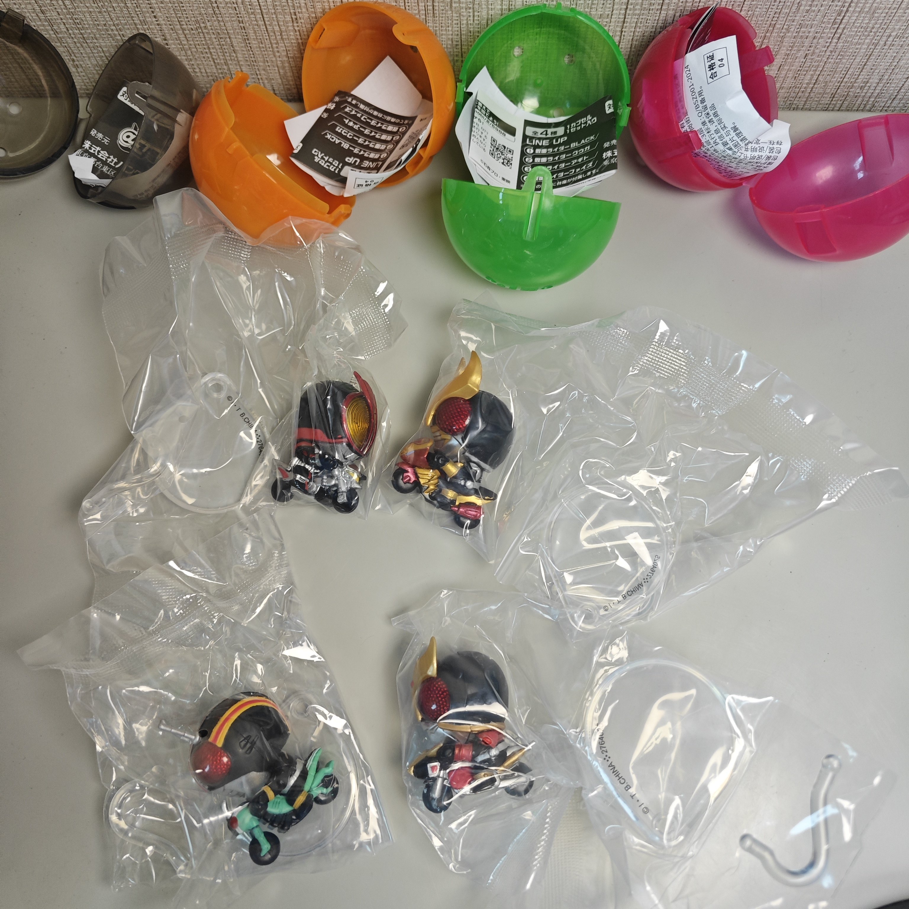 假面骑士 动感摩托扭蛋 black 555 faiz agito 空我 正版手办模型