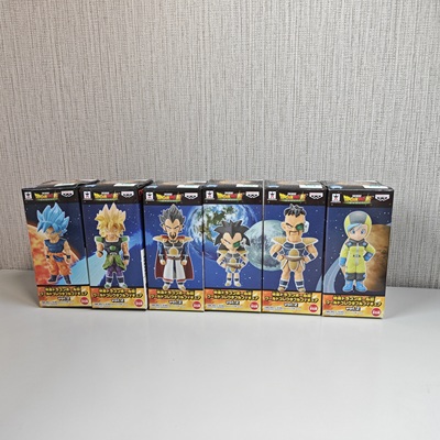 龙珠 wcf 剧场版 布罗利 悟空 布尔玛 童年 拉蒂兹 那巴 正版手办