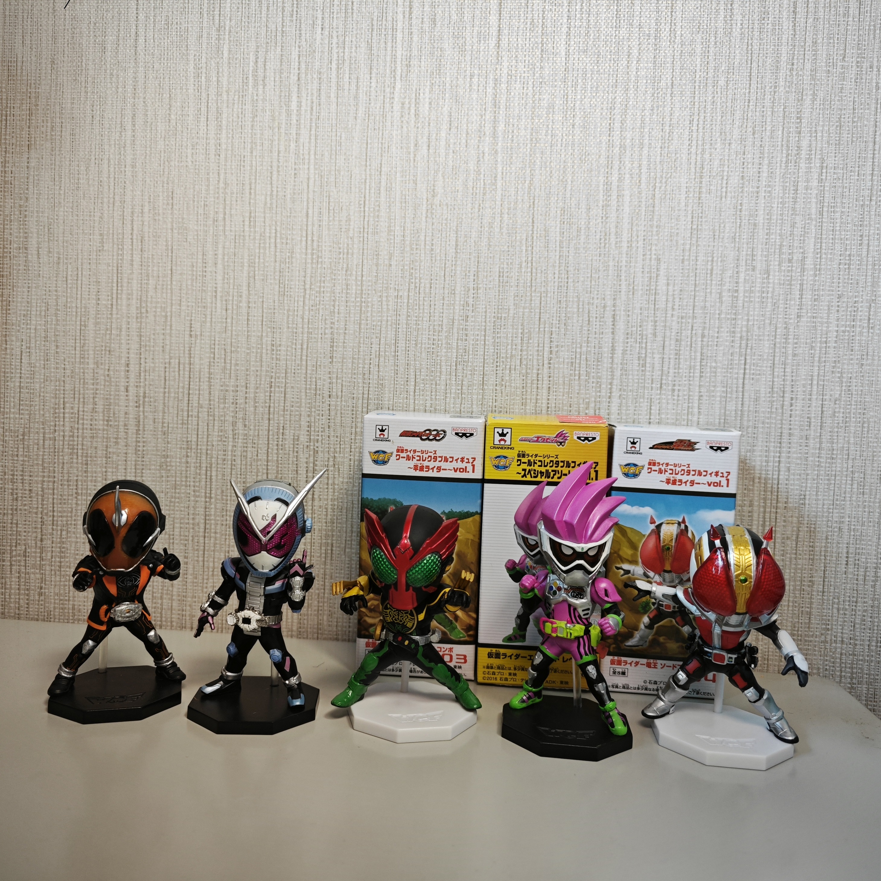 假面骑士 wcf 一番赏 时王 exaid ghost ooo 电王 正版手办 模型