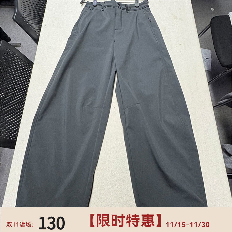 25冬季新款加绒弯刀裤女梨