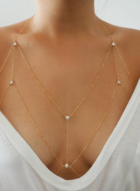 MONSTER 好好看身体链 body chain 文胸装饰 比基尼饰品