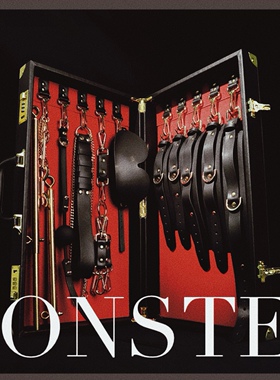 MONSTER 高端皮具礼盒 bdsm真皮项圈 纯牛皮