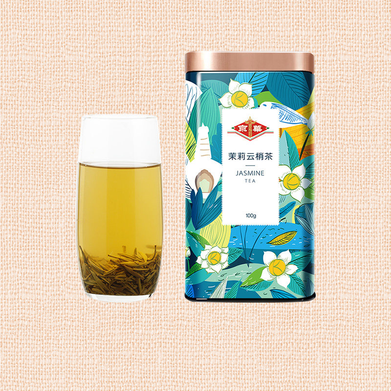 京华茶叶茉莉云梢特级花茶浓香型100g罐装2022年新茶怎么看?