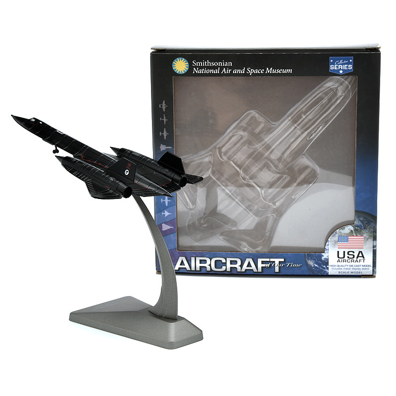 AF1美国空军SR-71A黑鸟侦察机洛克希德SR71合金成品飞机模型1/200