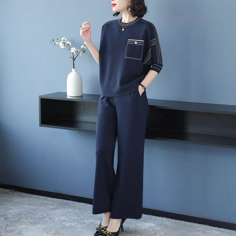 休闲时尚套装女中年妈妈装春夏季2026新款初夏绝美宽松洋气两件套