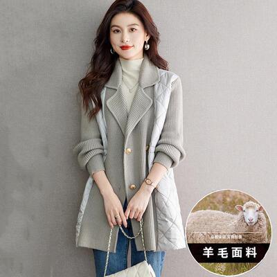 棉服女款2025年新款冬季高级感加厚夹棉外套女中长款宽松显瘦棉衣