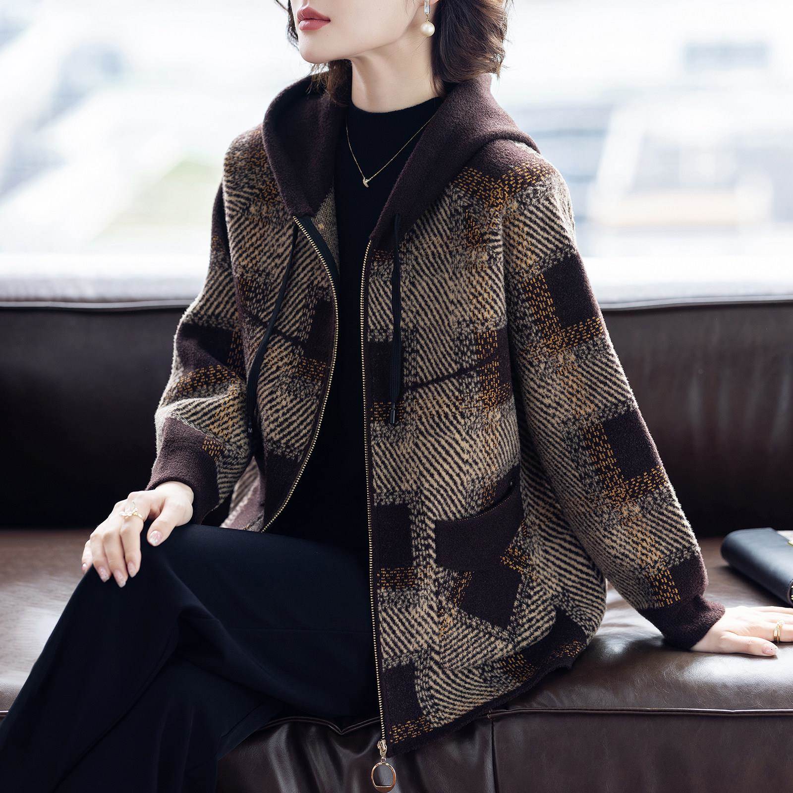 中老年妈妈春装外套洋派时尚2026新款女士上衣服中长版春秋夹克衫