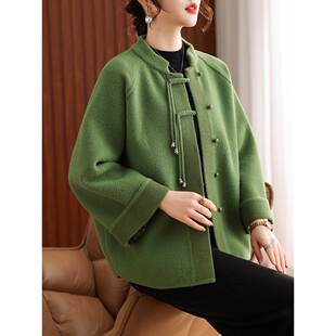 中老年春秋季 妈妈新中式 针织开衫 2025新款 上衣服 毛呢外套中年女装