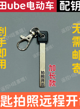 五羊笨田电动车Ube/NWG150祖玛/爱玛/台铃/雅迪智能机械钥匙开齿