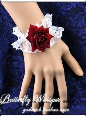 复古萝莉风浪漫配饰蕾丝手链