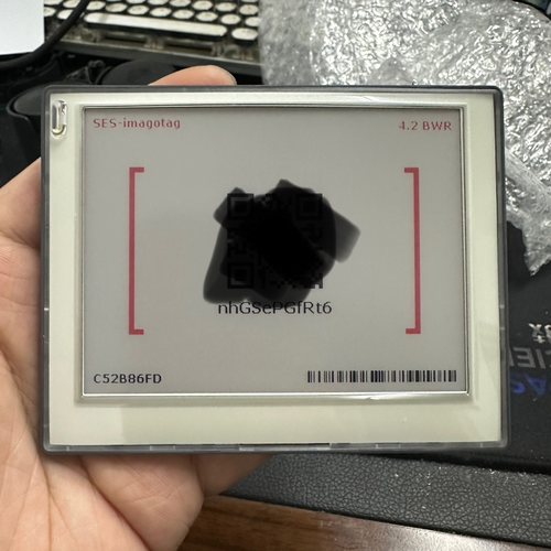 全新BWR三色墨水屏价签 整机 有资料 通用本店另外一款