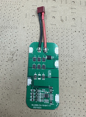 4S锂电池保护板 带均衡功能 300瓦左右 带T型口 可锡焊可点焊连接