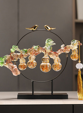 轻奢五福临门葫芦装饰摆件