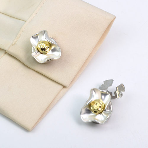 button cover 珍珠水钻衬衣袖扣纽扣盖滴油花朵领扣钻饰扣纽扣套