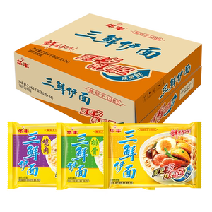 华丰三鲜伊面袋装三口味