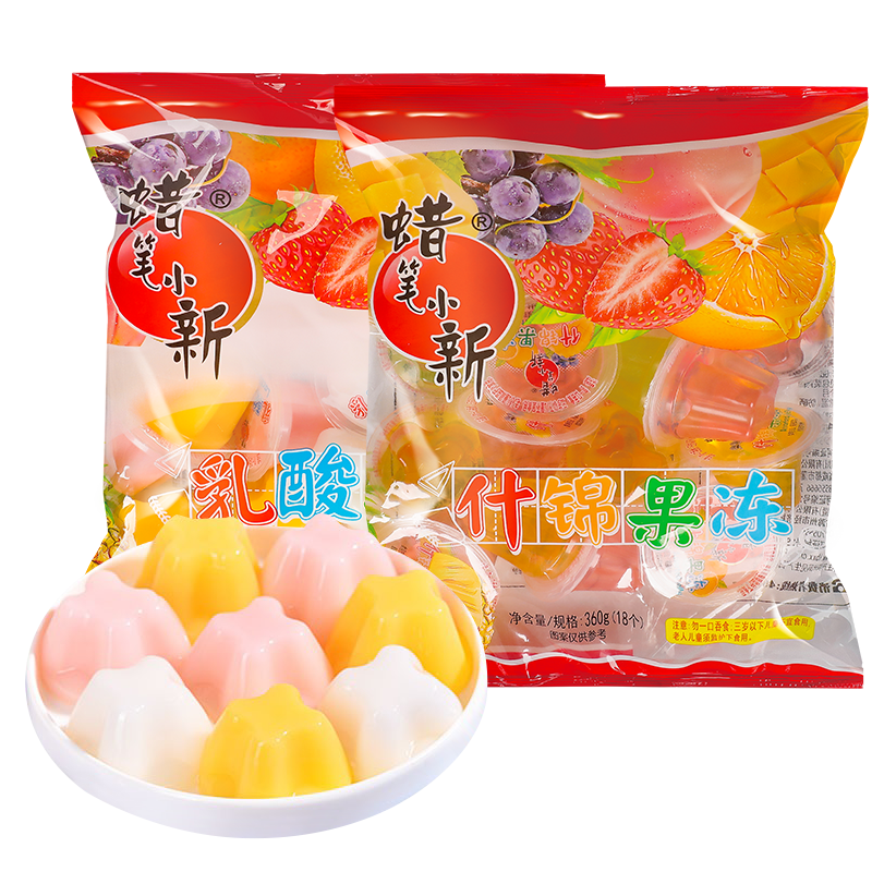 蜡笔小新什锦果冻多口味混合