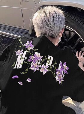 刺绣款短袖CX7013款3XL黑色白色P21