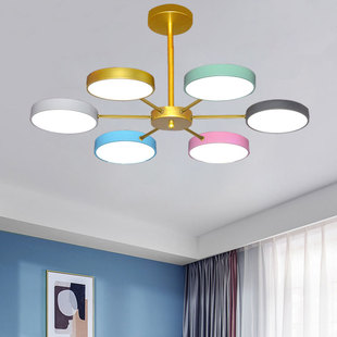 北欧现代简约卧室吊灯客厅创意个性 餐厅书房公寓房间灯具 温馨新款