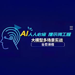 AI提示词工程+大模型多场景实战资料教程(全套课程)