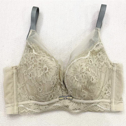品牌蕾丝薄款舒适记忆软钢圈文胸罩聚拢调整型收副上托女内衣2019