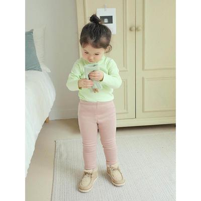 Amber AW25新款儿童超舒服好穿纯色百搭加绒保暖