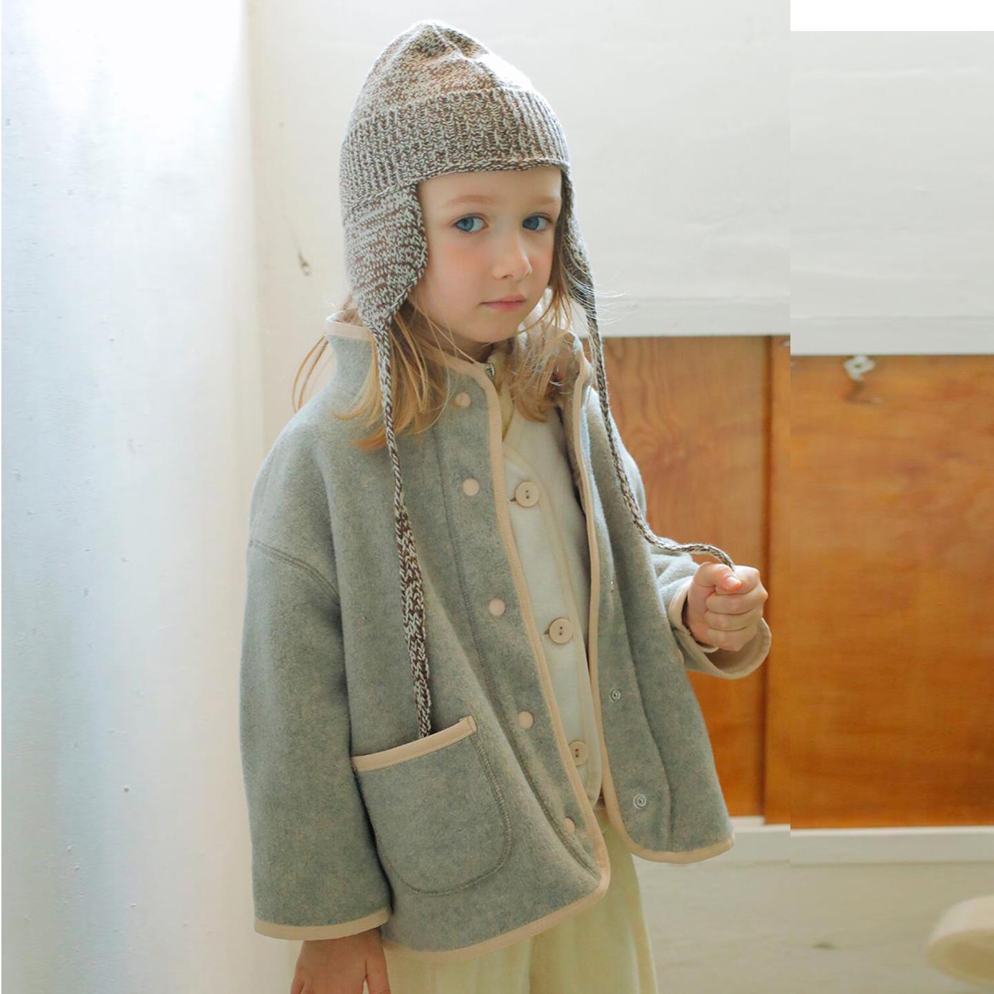 哦哦乐韩国童装和bien韩国童装女童秋冬外套休闲2025新款宝宝儿童