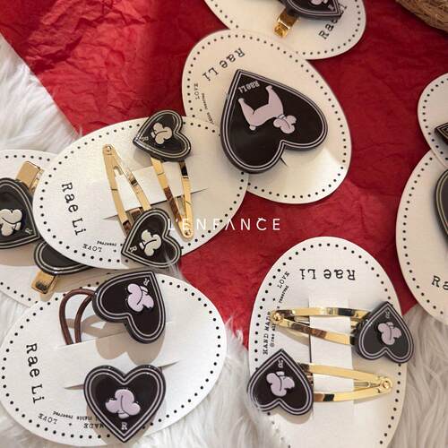 ■LENFANCE 现货 Rae Li 宝宝儿童甜美手工蝴蝶结发夹发圈发饰