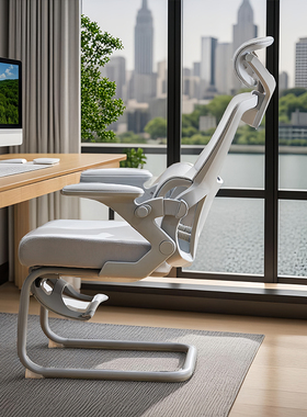 八九间U3Z人体工学电脑椅家用学习办公弓形椅子舒适久坐护腰座椅