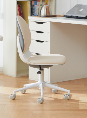 八九间D2书房学习小椅子卧室书桌舒适久坐办公电脑椅靠背化妆转椅