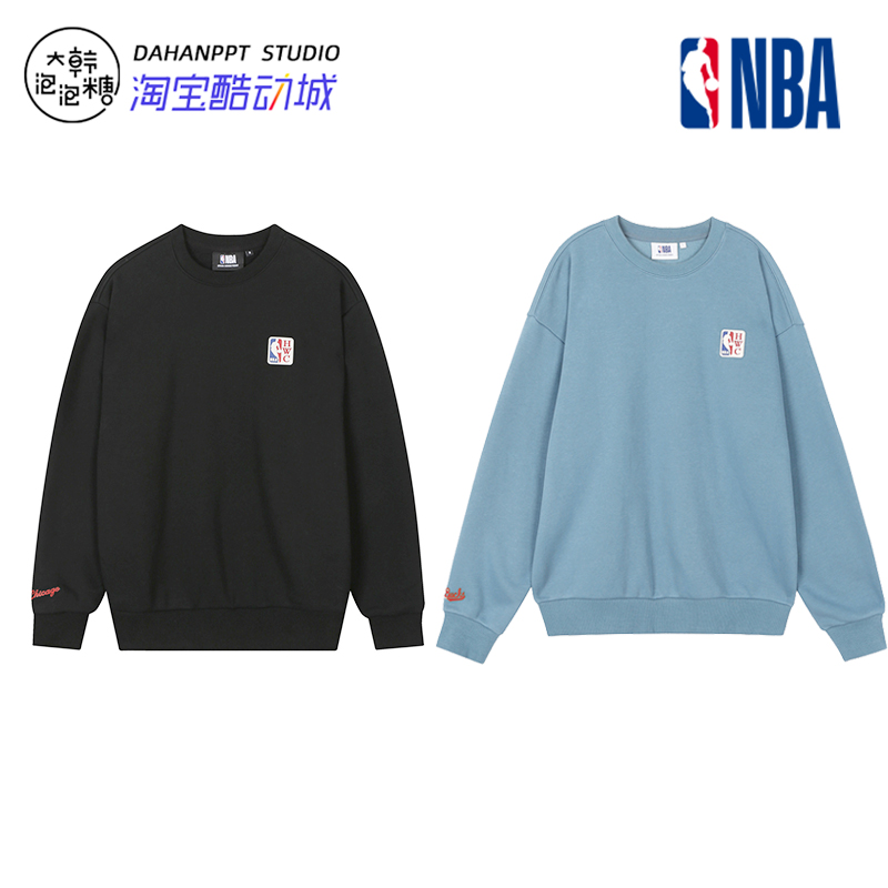 NBA圆领休闲加绒卫衣男女同款