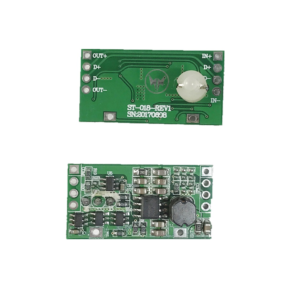 7v转5v升压板  3.7伏聚合物锂电池充电升压模块 充电宝电路板
