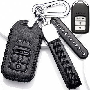 适用于2022款本田凌派钥匙套真皮2019广本凌派钥匙包汽车钥匙扣