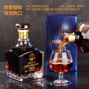 法国原酒进口xo白兰地40度鸡尾酒烈酒700ml干邑洋酒礼盒烈酒基酒
