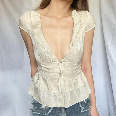 2025春夏季女式T恤衬衫