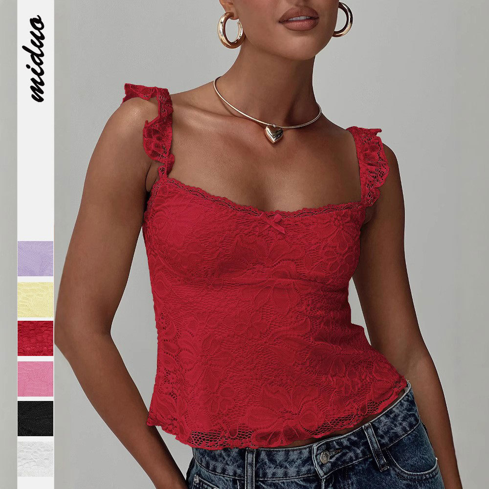 New Fashion Women's Fashion INS Sexy Lace Stitching Camisole