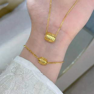 周家同款传福系列小蛮腰项链手链国风高级感福字吊坠女饰品