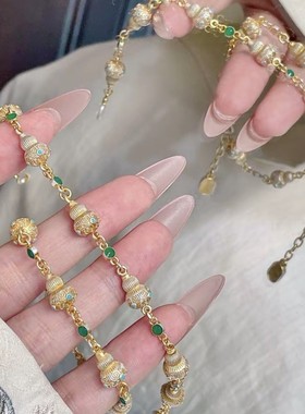 2026新款福禄生花实心葫芦花新中式国风手链女轻奢高级感手饰手串