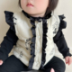 婴儿马甲秋冬季 刺绣夹棉加厚绒儿童保暖背心外套宝宝外穿坎肩Z719