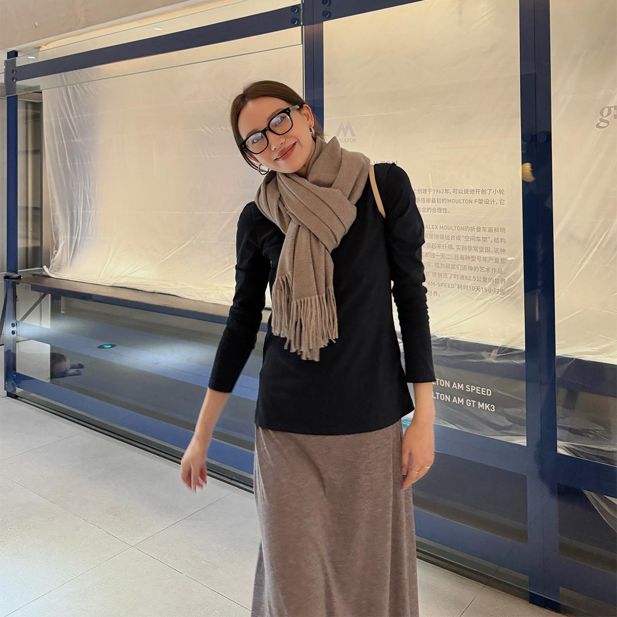 简约百搭全棉圆领内搭打底上衣