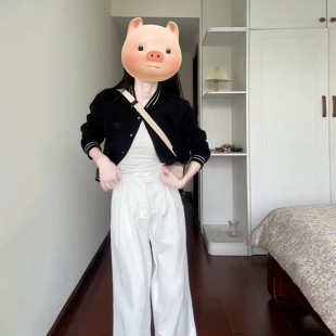 韩系学院风巨好看初冬短款棒球服夹克外套女2026新款今年流行爆款