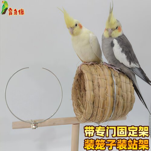 中小型鹦鹉稻草草编窝