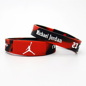 篮球手环硅胶签名手环 球迷纪念珍藏手带23号腕带手环
