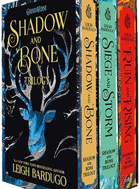 现货【外图英文原版】The Shadow and Bone Trilogy 美版 影与骨格里莎三部曲 太阳召唤暗黑再临毁灭新生 奇幻小说 李巴杜格
