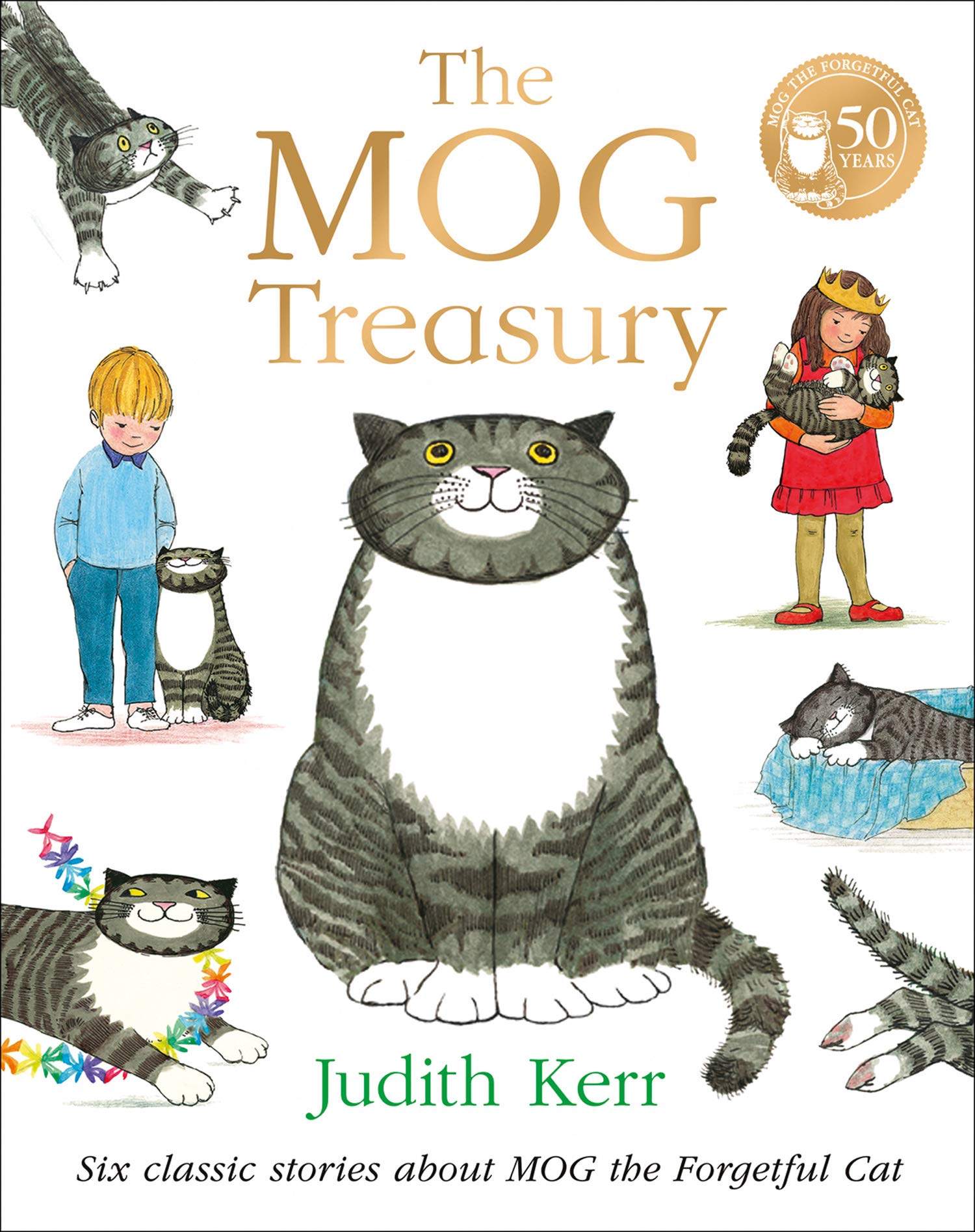 预售 英文 The Mog Treasury : Six Classic Stories About Mog the Forgetful Cat（绘本）莫格金库：莫格健忘猫的六个经典故事