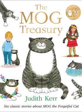 预售 英文 The Mog Treasury : Six Classic Stories About Mog the Forgetful Cat（绘本）莫格金库：莫格健忘猫的六个经典故事