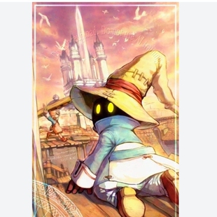 比比和爷爷 最终幻想9 起源故事 插图明信片书ファイナルファンタジーIX ポストカードブック 预售 ビビとおじいちゃん 日文原版