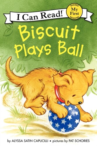 【外图原版】进口英文 小饼干狗 儿童读物 Biscuit Plays Ball (My First I Can Read!)