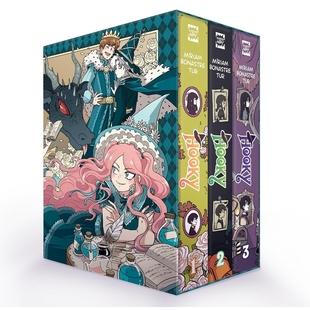预售 英文原版 魔法学徒三册合集 魔法学徒1至3集 图像小说系列 Hooky 3-Book Box Set